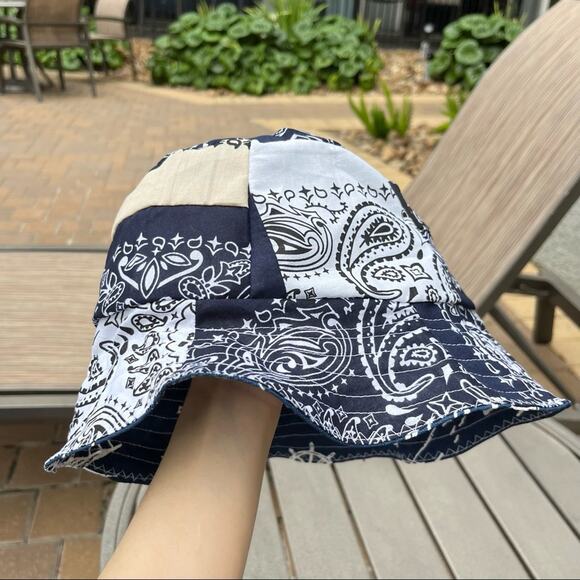 Handmade Reversible Bandana Bucket Hat/Sailing Boat&Bandanas SKU 88777 - Picture 16 of 16